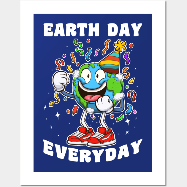 Earth Day Everyday Party Wall Art by TheMaskedTooner